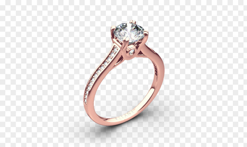 Ring Wedding Engagement Tacori Solitaire PNG