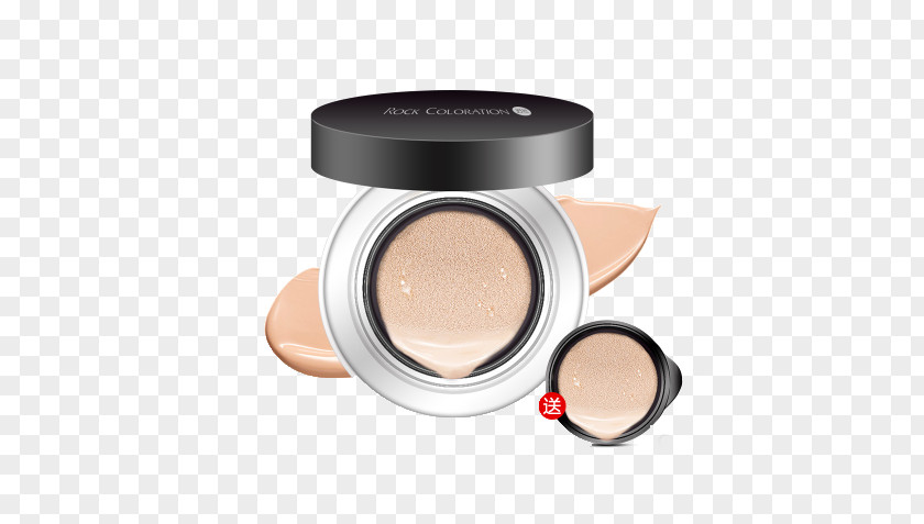 Rock Left Cushion Bb Cream Color Face Powder Brown PNG