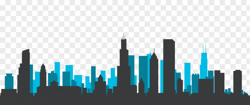 Silhouette Chicago Skyline Royalty-free PNG