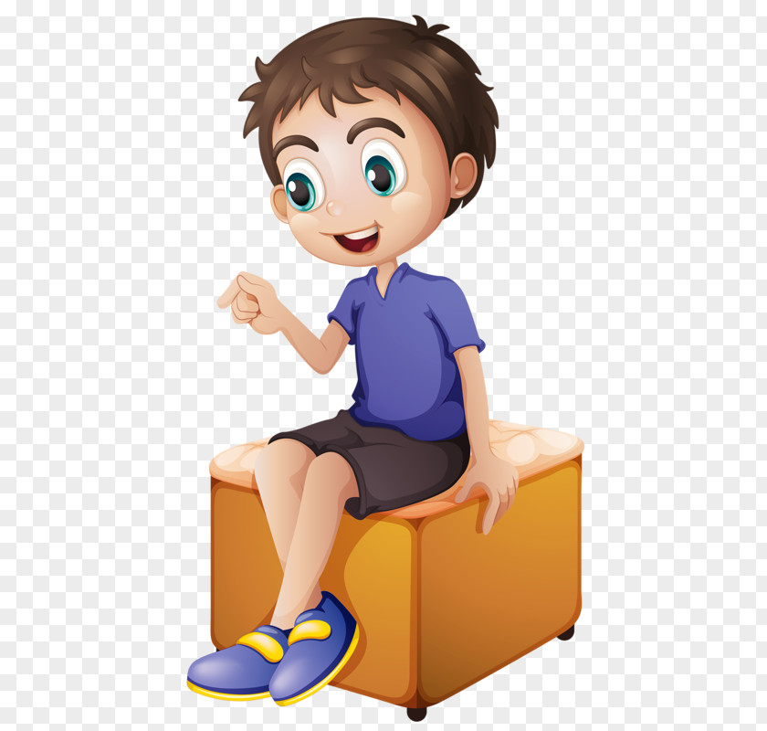 Sitting Boy Chair Royalty-free Child PNG