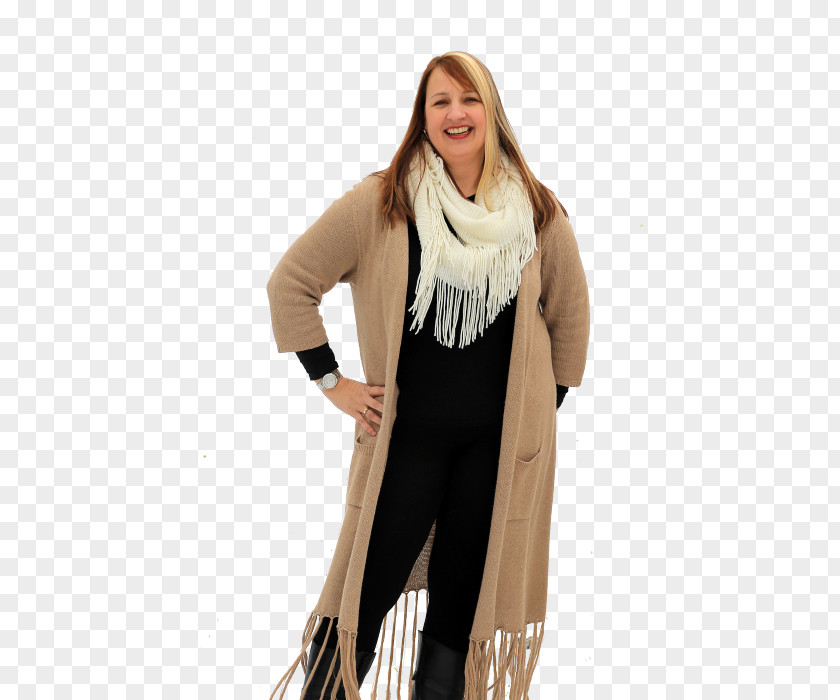 Busy Woman Neck Scarf Outerwear Stole PNG
