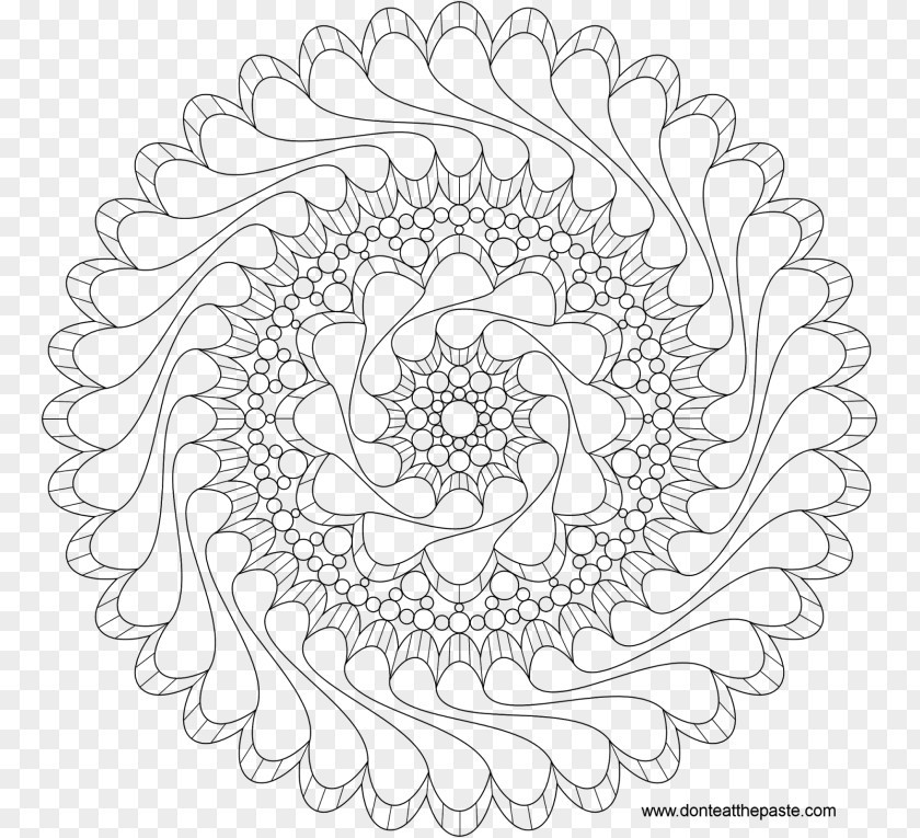 El Poder De Los Mandalas Mandala Coloring Book PNG