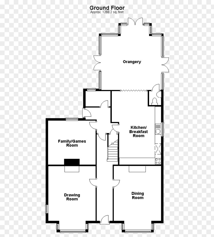 Line Floor Plan PNG