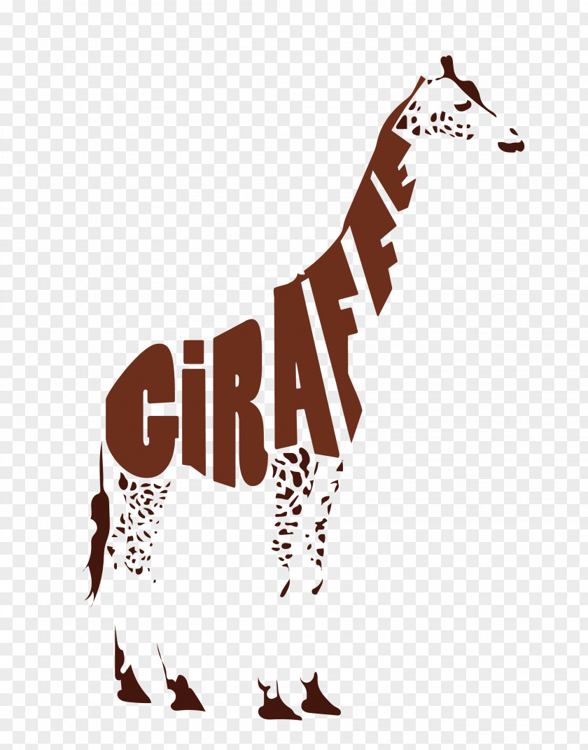 Giraffe Logo Graphic Design Corporate Identity PNG