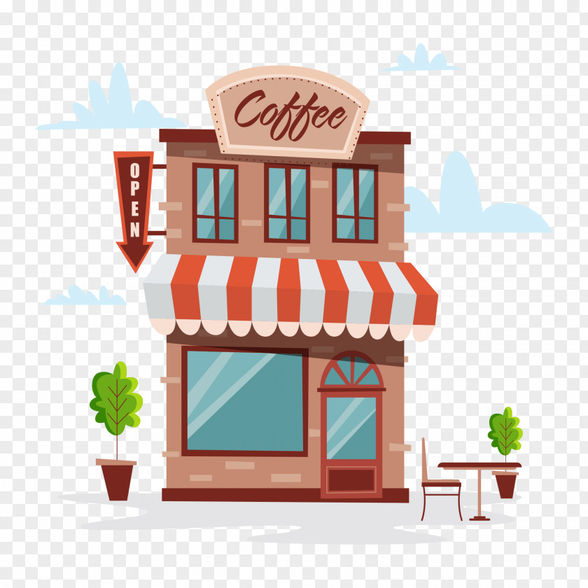 Illustration Coffee Shop Table Cafe Caffxe8 Macchiato PNG