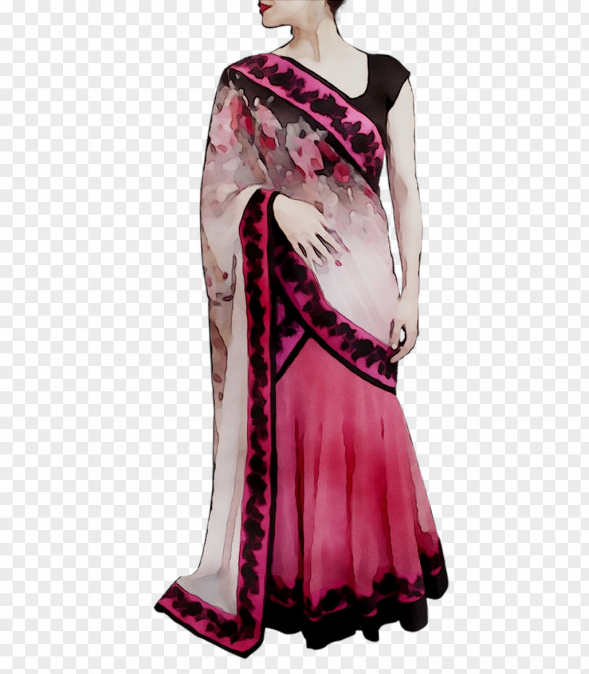 Shoulder Dress Pink M PNG