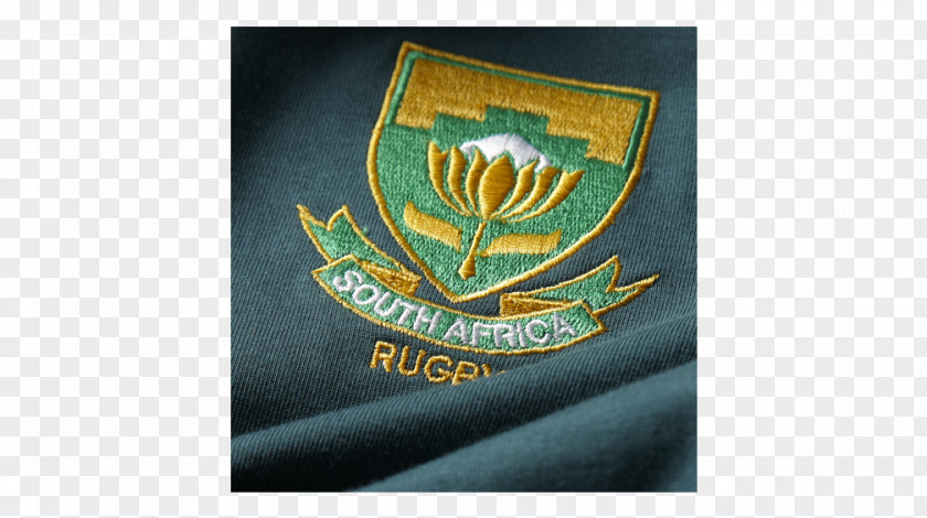 Springbok South Africa National Rugby Union Team 2015 World Cup ASICS Jersey PNG