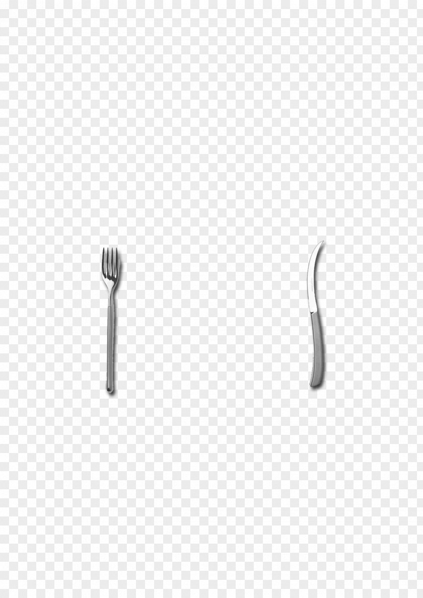 Stainless Steel Knife And Fork Combination White Material Black PNG