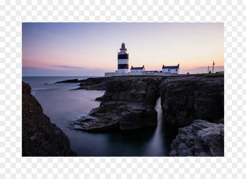 Watercolor Lighthouse Ireland Landscape Photography 0 1 PNG
