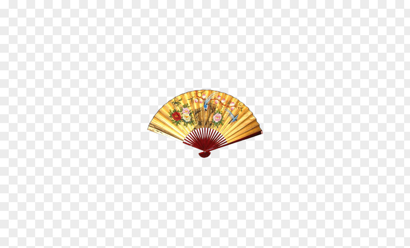 Chinese Style Folding Fan Sub Hand Paper PNG