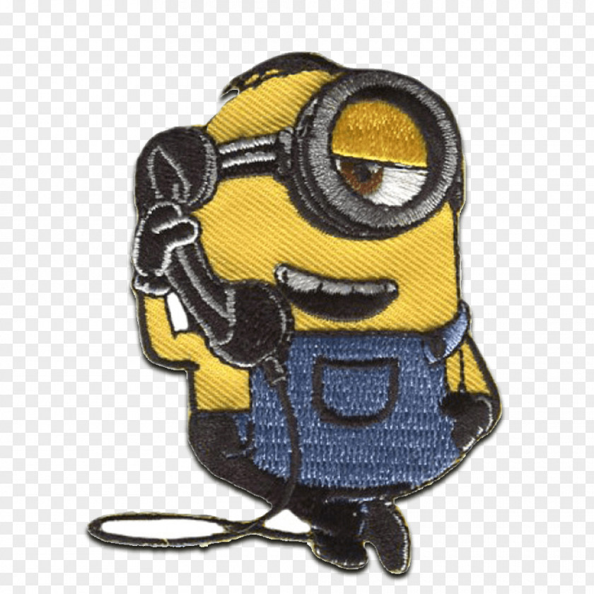 Minions Stuart Embroidered Patch The Minion Iron-on Kevin PNG