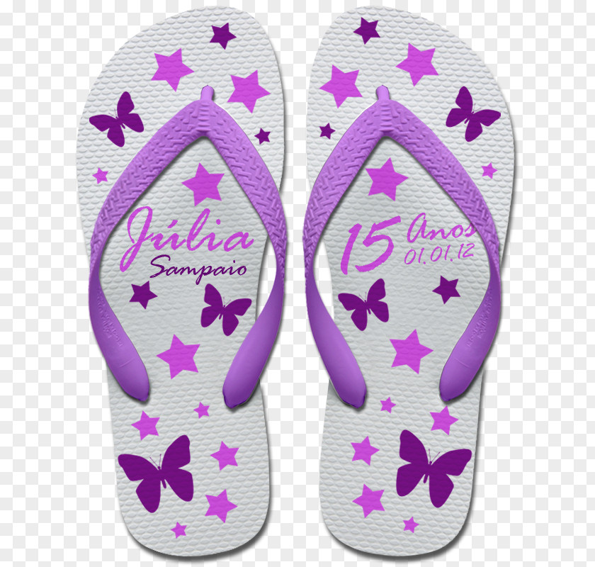 Purple Flip-flops Shoe Love Font PNG