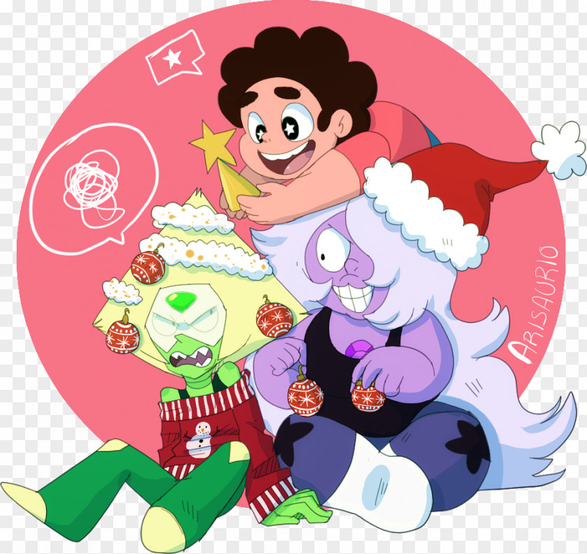 Animated Celery Stevonnie Garnet Steven Universe Christmas Drawing PNG