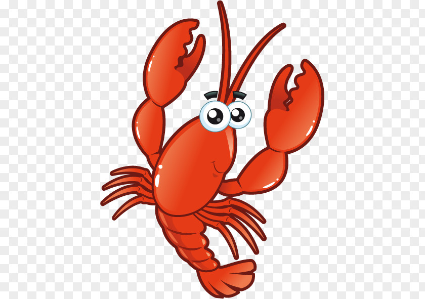 Cartoon Aquatic Animal Fish Illustration PNG animal Illustration, lobster clipart PNG