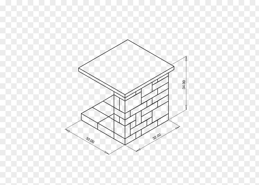 Chimney Table Reinforced Concrete Brick PNG