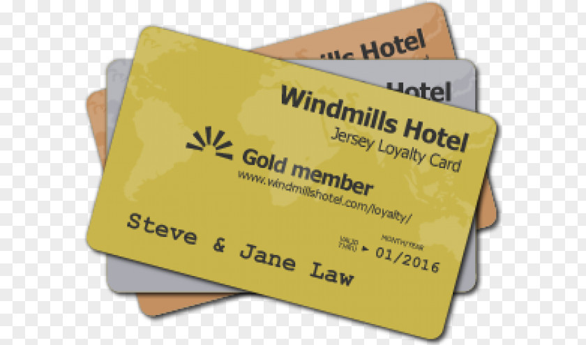 Gift Card Design Hotel Loyalty Program Windmills PNG