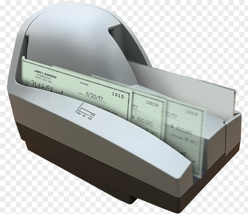 Scanner Cheque Remote Deposit Account Image Money PNG