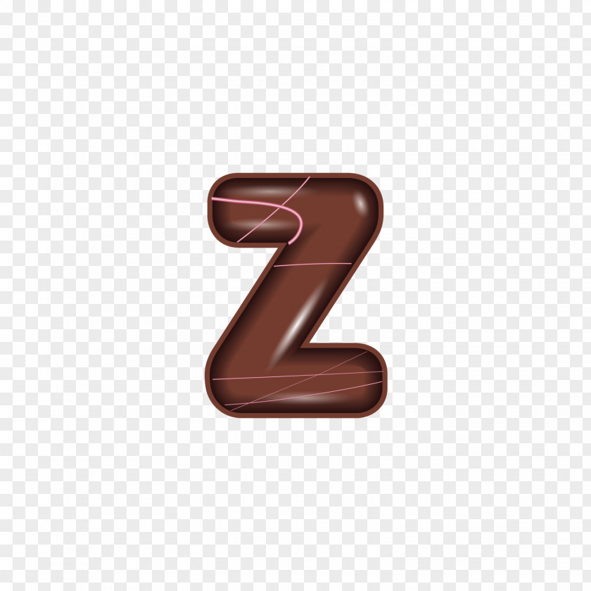 The Chocolate Alphabet Z Letter PNG