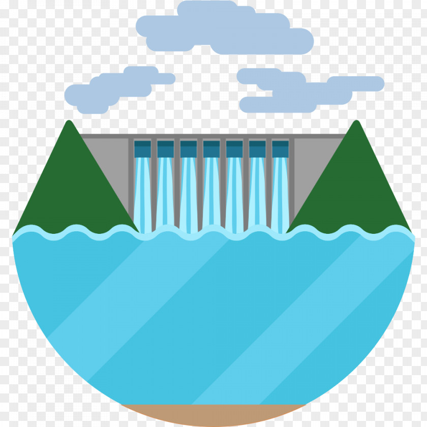 Water Energy Hydroelectricity Hydropower Dam Power Station Clip Art PNG
