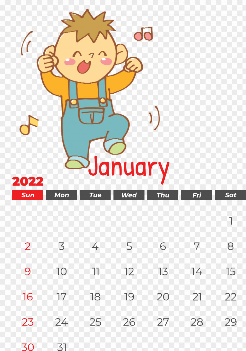 Calendar Lon Cartoon ふれあい遊び 長坡村委会 PNG