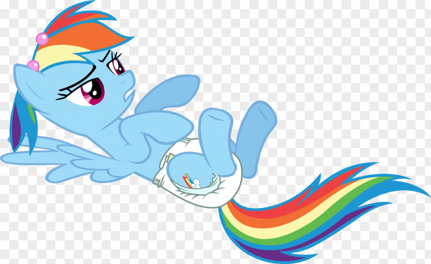 Diapers Vector Rainbow Dash Pony Diaper Applejack Pinkie Pie PNG