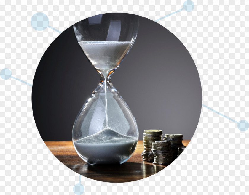 Glass Money Time Value Of Investment PNG