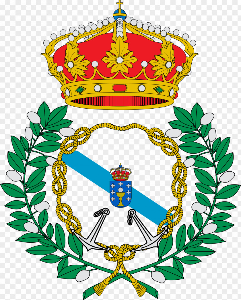 Guardacostas Canadien Spain Coat Of Arms Galicia Escutcheon Crest PNG