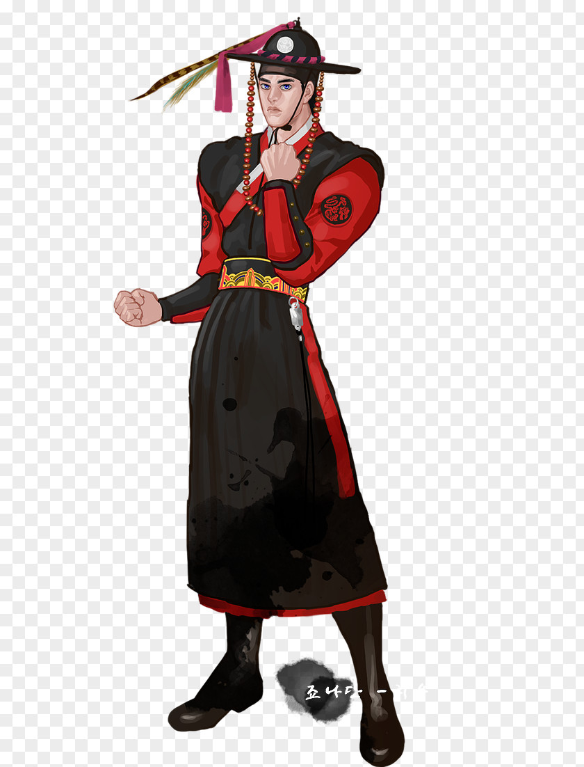 Hanbok Costume Design Character PNG