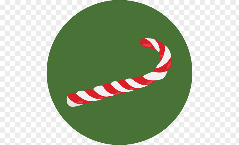 Social Media Candy Cane Empire.Kred Christmas Ornament PNG