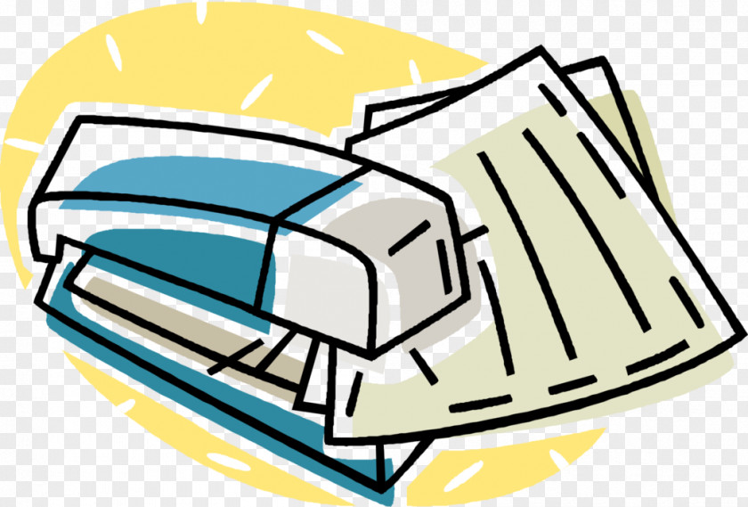 Staple Paper Clip Art Image Illustration Stapler PNG