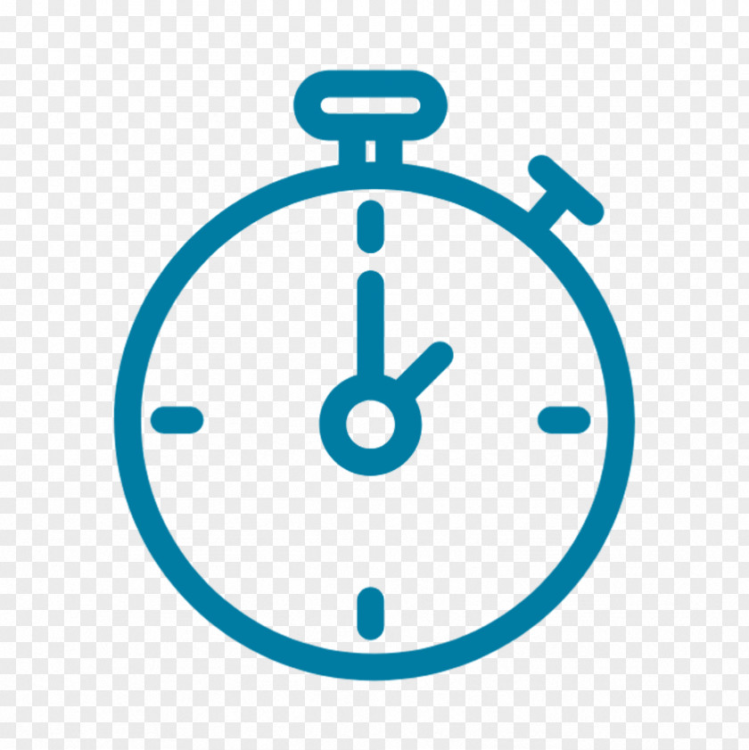 Symbol Turquoise Clock Face PNG