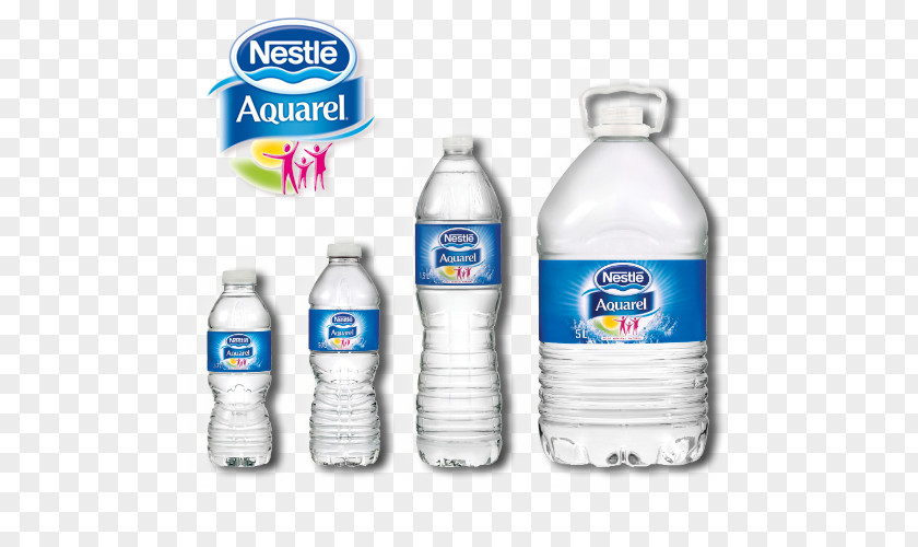 Water Bottles Bottled Aquarel Mineral Vending PNG