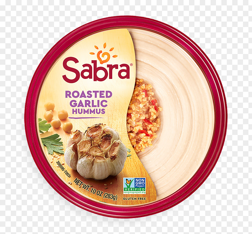 Roasted Garic Hummus Vegetarian Cuisine Pretzel Sabra Chickpea PNG