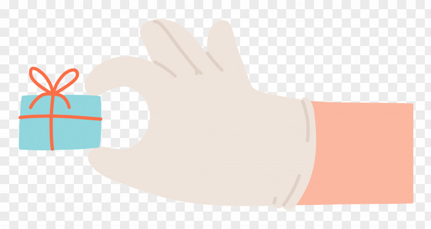 Hand Pinching Present Hand Gift PNG