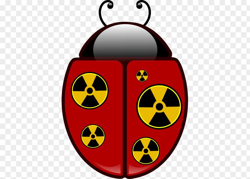 Ladybug Tshirt Radioactive Decay Radiation Symbol Clip Art PNG