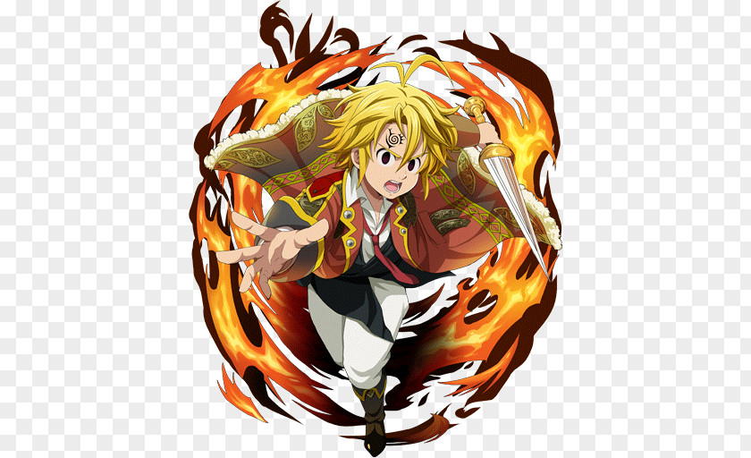 Meliodas The Seven Deadly Sins Sloth Mortal Sin PNG