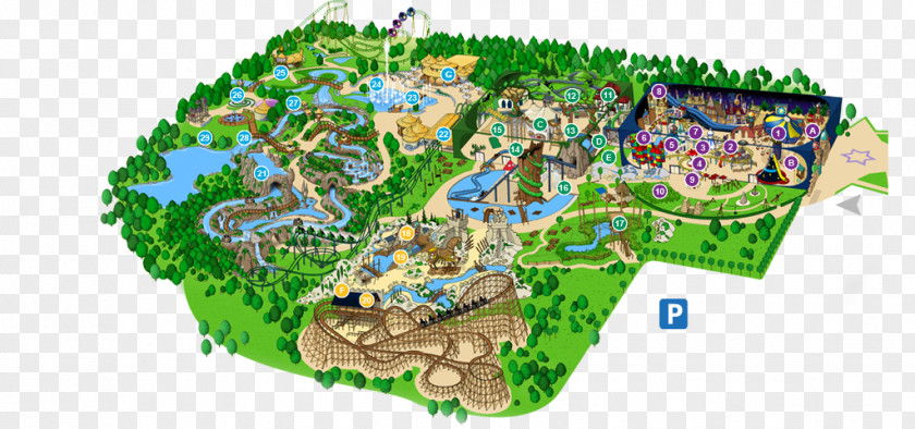 Park Toverland Efteling Duinrell Walibi Holland Liseberg PNG