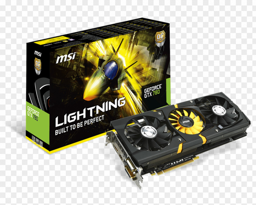 Presentation Cards Graphics & Video Adapters Top Performance Card For Extreme Overclocking N780 LIGHTNING GeForce Micro-Star International Digital Visual Interface PNG