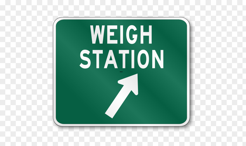 Road Weigh Station Traffic Sign Truck Driver Manual On Uniform Control Devices PNG