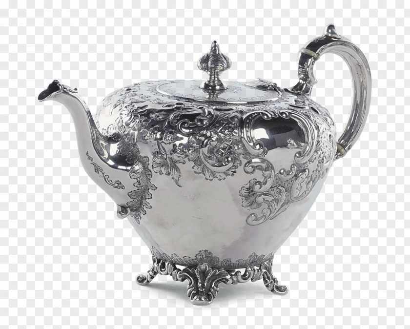 Silver Household Teapot Compro Argento Gioielleria Copper PNG