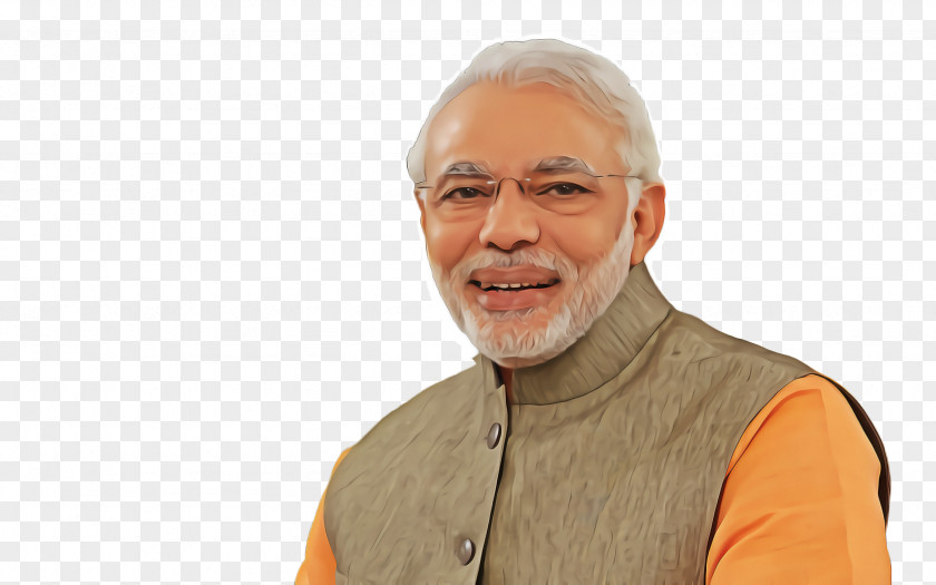 Smile Elder Modi Cartoon PNG