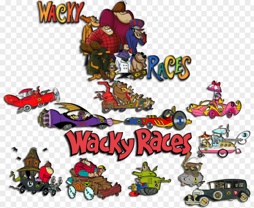 Wacky Races: Crash And Dash Dick Dastardly Muttley Animated Series Boomerang PNG