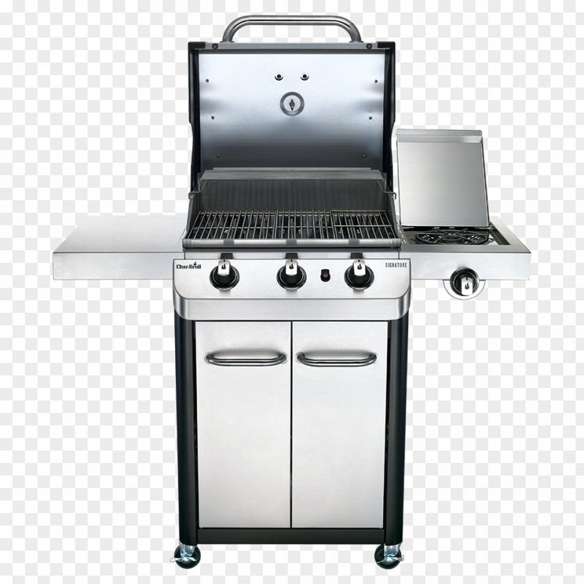 Grill Cart Model Barbecue Char-Broil Signature 4 Burner Gas Propane Grilling PNG