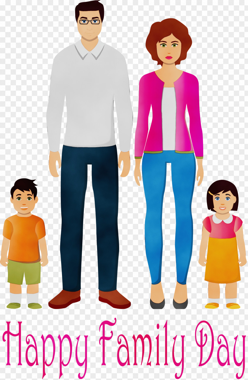 People Cartoon Standing Child Sharing PNG