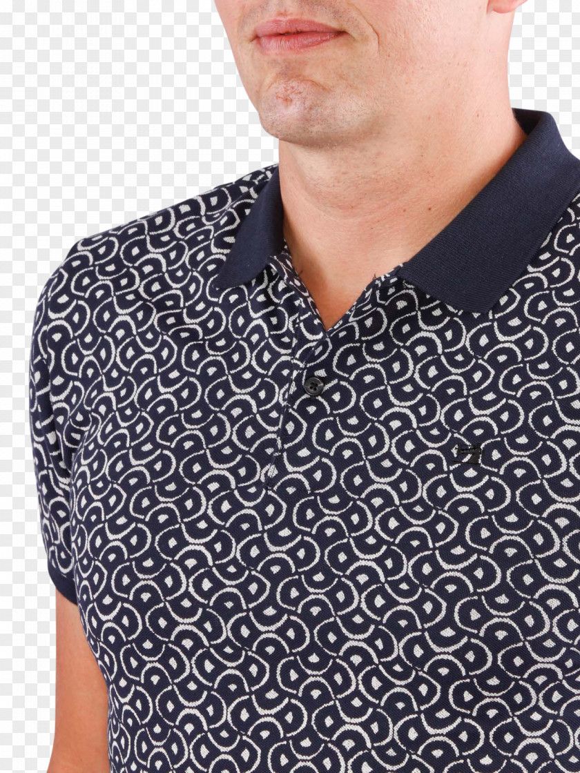 T-shirt Dress Shirt Cobalt Blue Collar Neck PNG