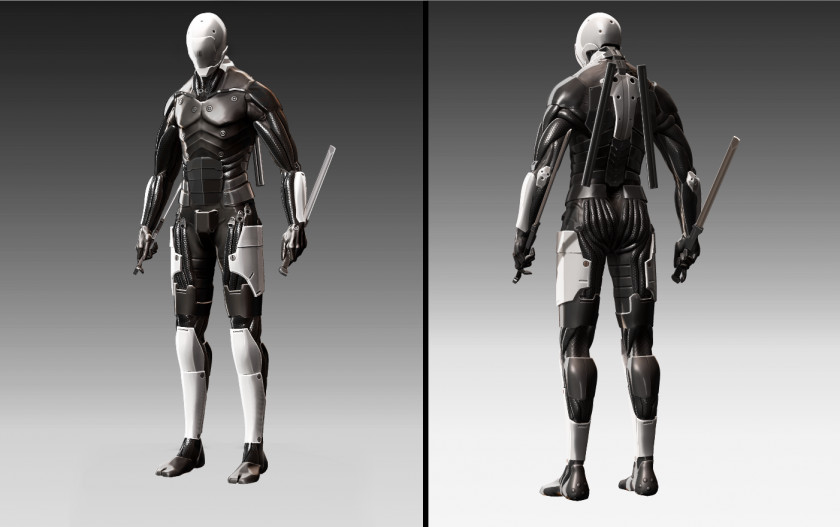 Cyborg Concept Art PNG
