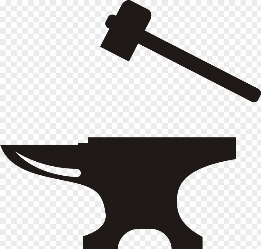 Shard Vector Anvil Blacksmith Hammer Clip Art PNG