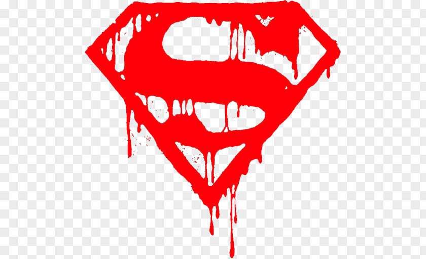 Superman The Death Of Logo T-shirt PNG