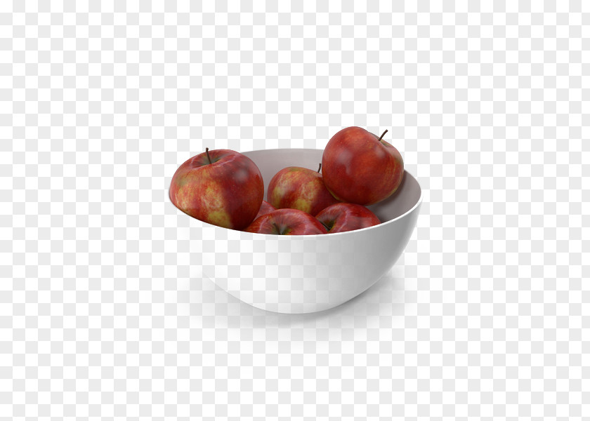 White Bowl Of Red Apples Apple PNG