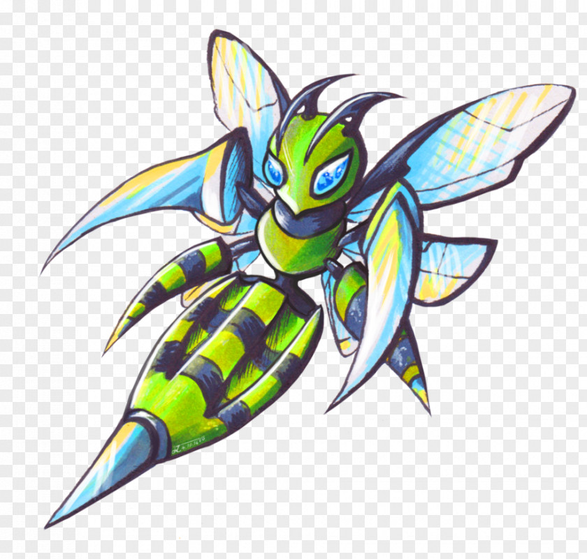Bee Pokémon Omega Ruby And Alpha Sapphire Beedrill Red Blue Sun Moon PNG
